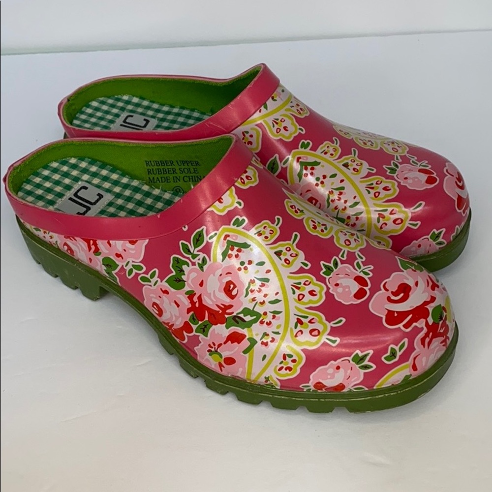 Floral gardening JC shoes size 8